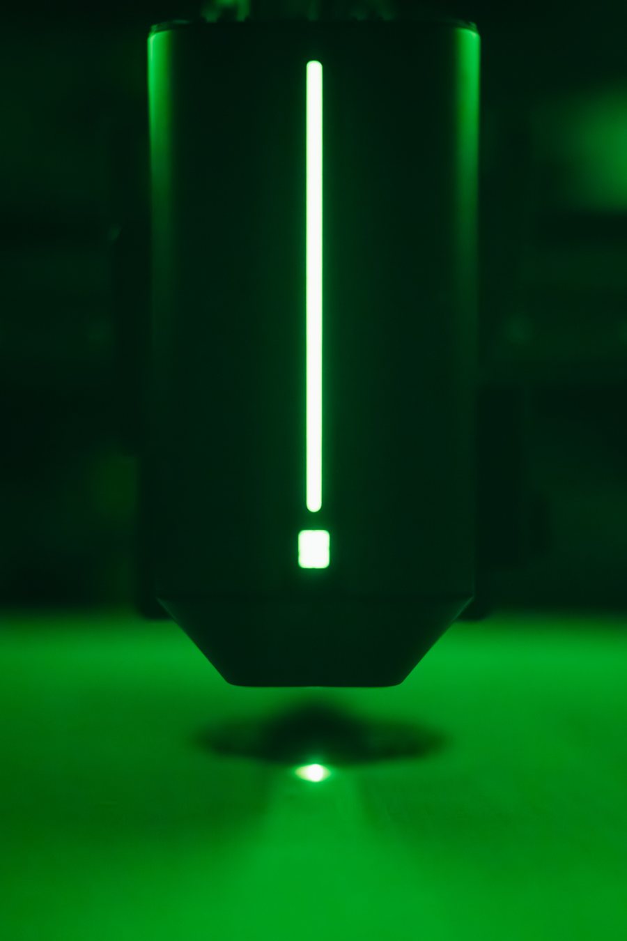 Découpe laser en cours